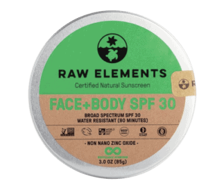 Raw Elements Face and Body Mineral Sunscreen Tin - SPF 30