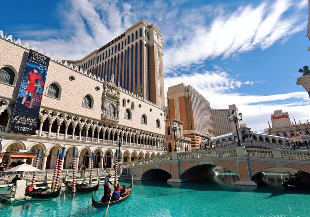 the Venetian casino and hotel in sin city