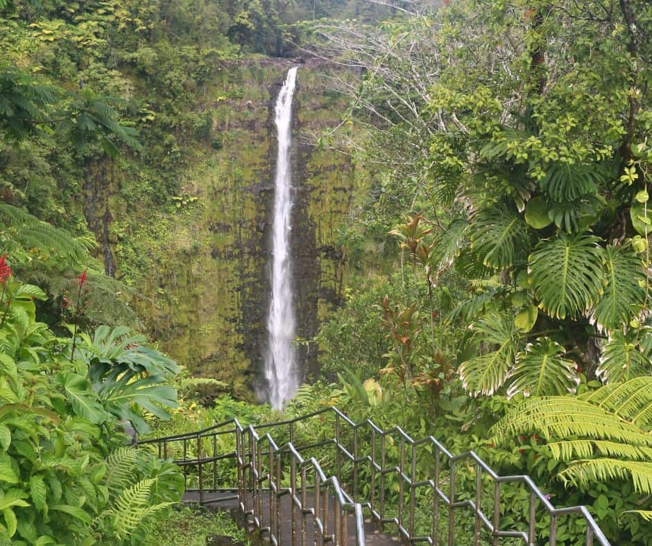 waterfall in hawaii