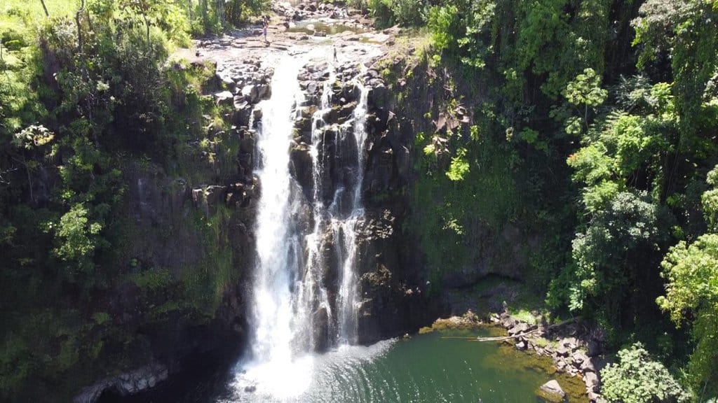 big island waterfall