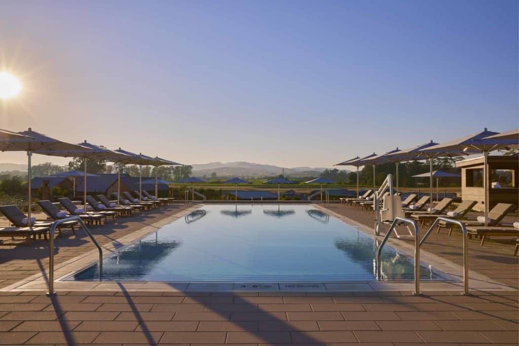 adult pool at the spa area Stanly ranch
